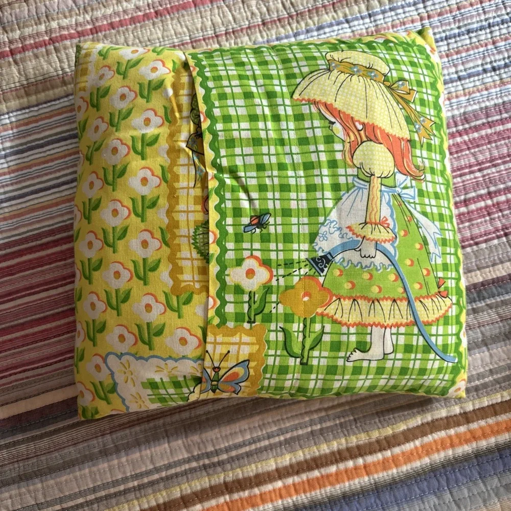 Vtg Sears Katie's Patchwork Pillow Featured in Stranger Things MCM